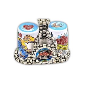 MALI SET - SOL + PAPAR + ČAČKALICE - SLIKA GRAD