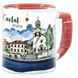 ŠALICA SA SLIKOM - CRVENA - M1