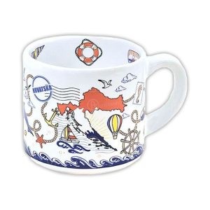 ŠALICA - KARTA HR - BIJELA