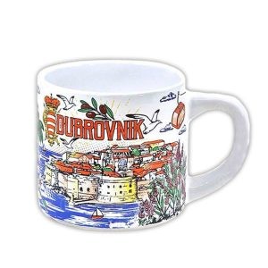 ŠALICA - SLIKA GRAD - BIJELA