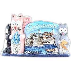 STOJEĆI RELJEF PLOSNATI - 3 MAČKE - DUBROVNIK