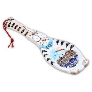 RELJEFNA ŽLICA MAČKA - MIX BOJA - DUBROVNIK