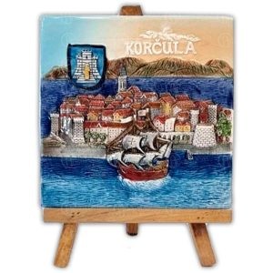 PLAKETA ŠTAFELAJ - KORČULA