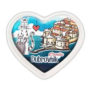 GELIRANI KERAMIČKI MAGNET - SRCE