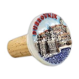 ČEP ZA BOCU PLUTO + KERAMIKA RELJEF - DUBROVNIK