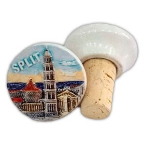 SUVENIR ČEP ZA BOCU SPLIT - veličina: 42x45 mm