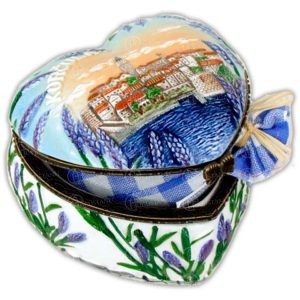 KUTIJA SRCE LAVANDA SA LAVANDOM - KORČULA