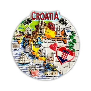 MAGNET POLURERELJF KRUG - HR