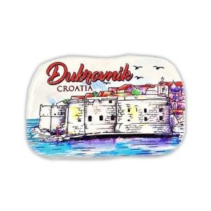 MAGNET POLURELJEF - CRTANI - DUBROVNIK