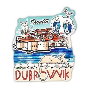 DRVENI METALIK MAGNET - M4 - DUBROVNIK