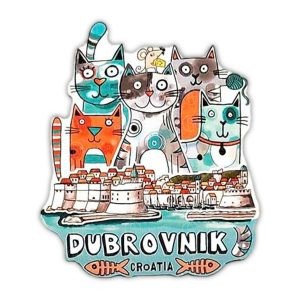 DRVENI METALIK MAGNET - M10 - DUBROVNIK