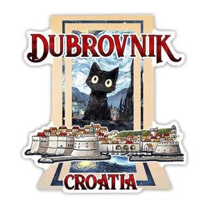 DRVENI METALIK MAGNET - M12 - DUBROVNIK