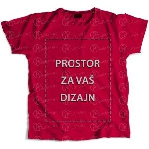 9551V - UNISEX MAJICE CRVENE