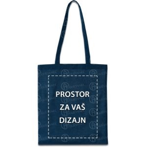 9557 PLATNENA TORBA TAMNO PLAVA