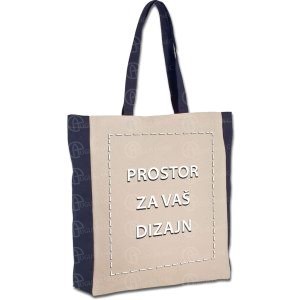 9558 - PLATNENA TORBA ŠIRA - DVOBOJNA