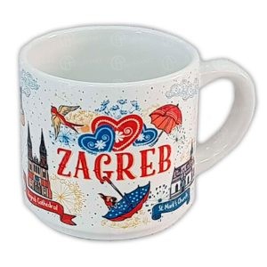 ŠALICA "STARBUCKS" - veličina: 85x80 mm - ZAGREB