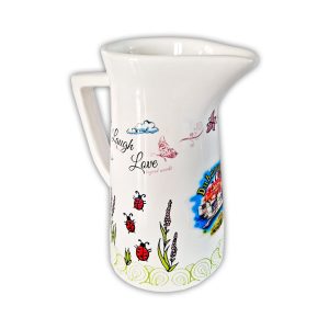 MALI KERAMIČKI VRČ BUBAMARA - SLIKA GRAD