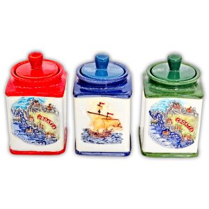 KERAMIČKA VAKUUM POSUDA MALA - HR - MIX BOJA