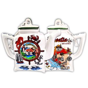 KERAMIČKI ČAJNIK MANJI HR - SLIKA GRAD
