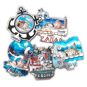 DRVENI METALIK MAGNET - MIX OBLIKA