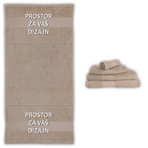 RUČNIK U BOJI - BEŽ - 70X140 CM