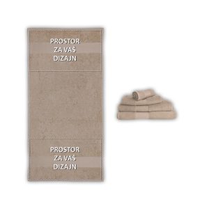 RUČNIK U BOJI – BEŽ – 50X100 CM