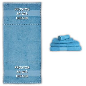 RUČNIK U BOJI - PLAVI - 70X140 CM