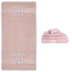 RUČNIK U BOJI - ROZI - 70X140 CM