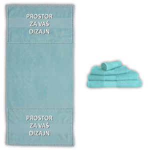 RUČNIK U BOJI - TIRKIZNI - 70X140 CM